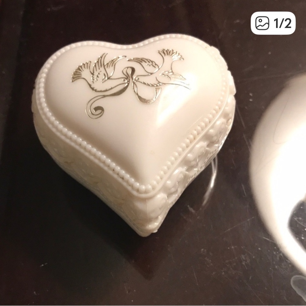 Heart-Shaped Trinket Box